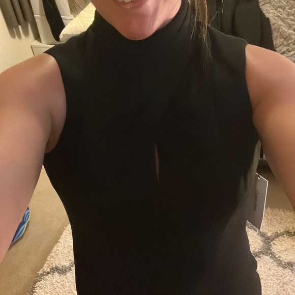 Calvin Klein Black Midi Dress - Picture 4 of 9